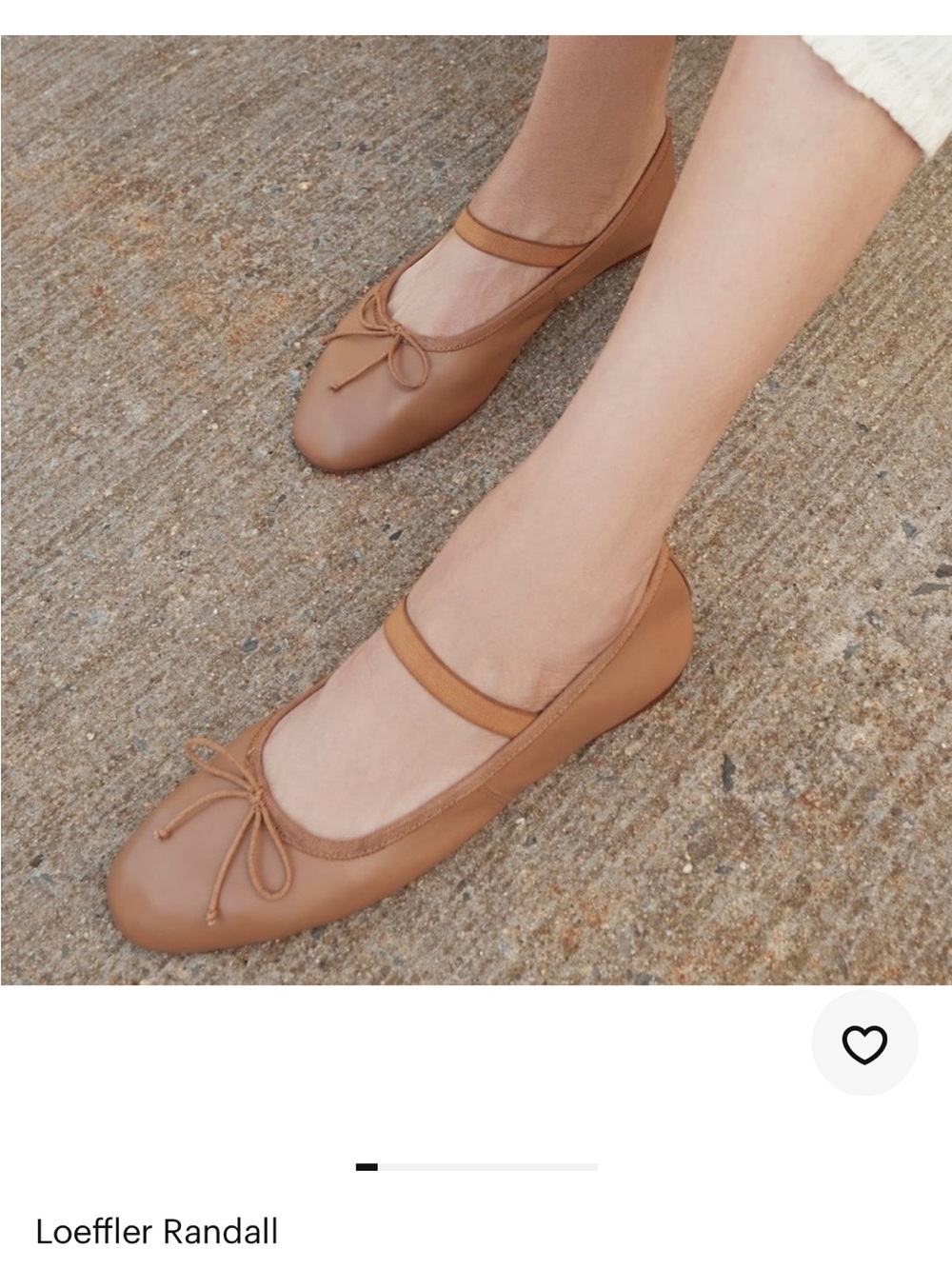 Loeffler Randall Ballet Flat in Safari Brown size 8.5 - Picture 3 of 11